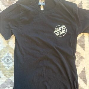 Santa Cruz Skateboards Black Short Sleeve Tee